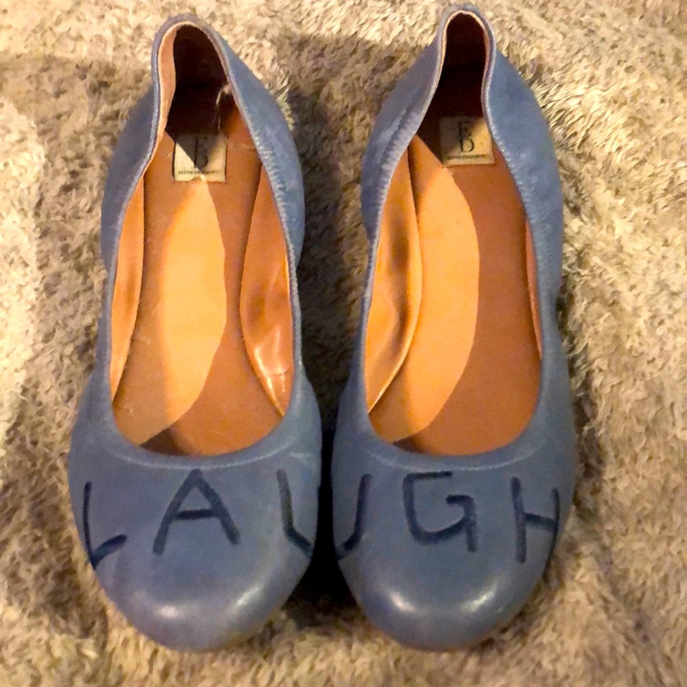 “LAUGH” Ballet Flats
